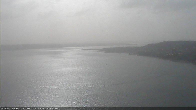 Lake Travis webcam, June 26, 2020 5:45 PM CT