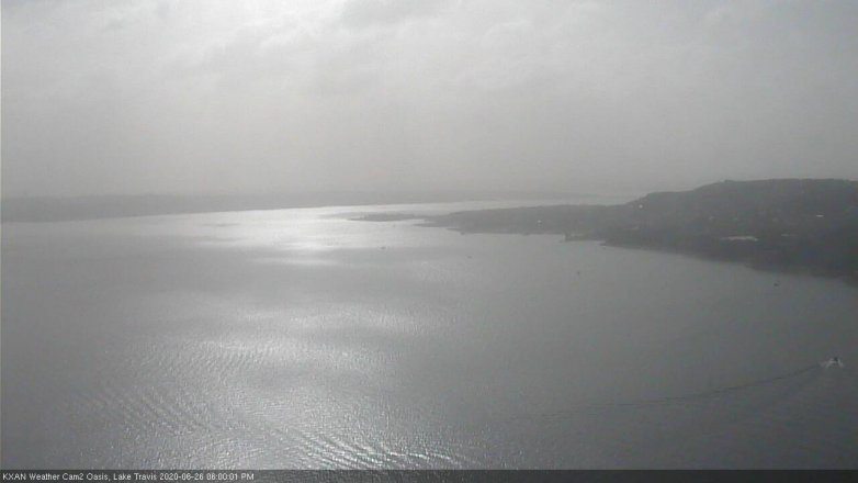 Lake Travis webcam, June 26, 2020 6:00 PM CT