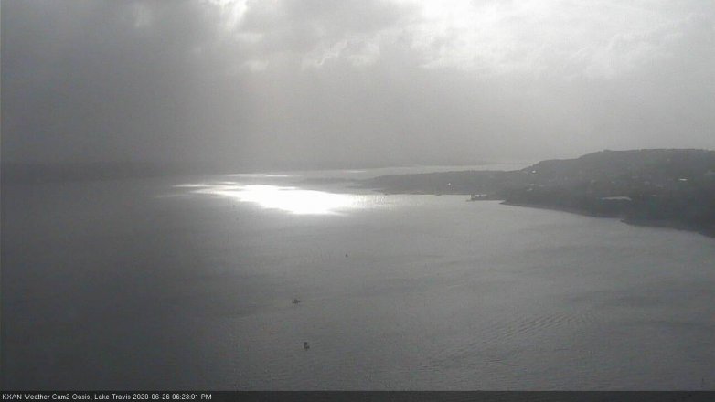 Lake Travis webcam, June 26, 2020 6:25 PM CT