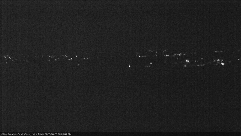 Lake Travis webcam, June 26, 2020 10:25 PM CT