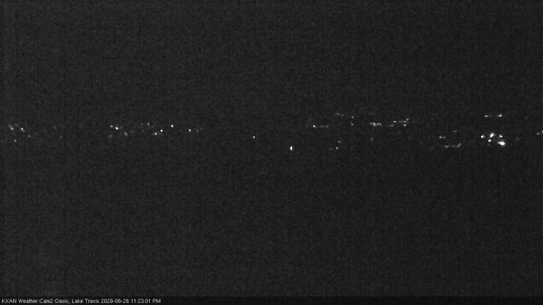 Lake Travis webcam, June 26, 2020 11:25 PM CT