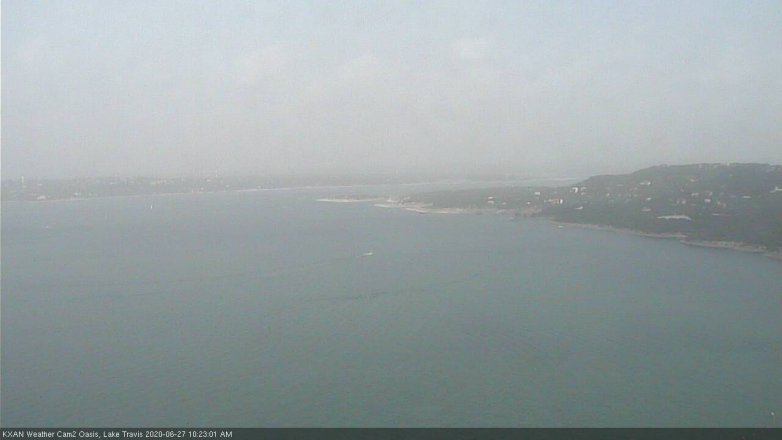 Lake Travis webcam, June 27, 2020 10:25 AM CT