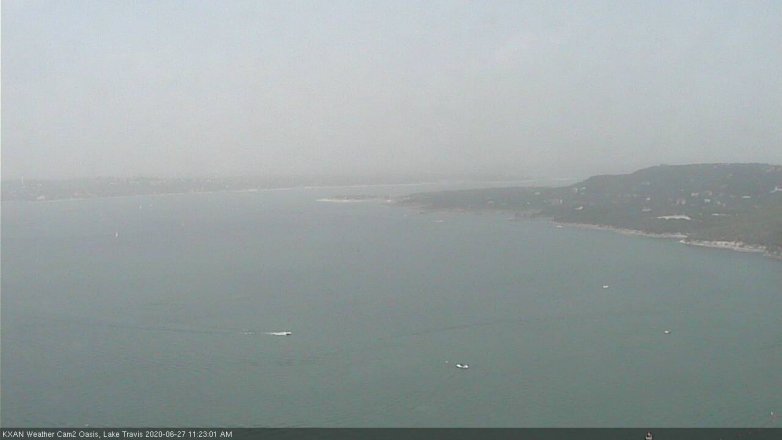 Lake Travis webcam, June 27, 2020 11:25 AM CT