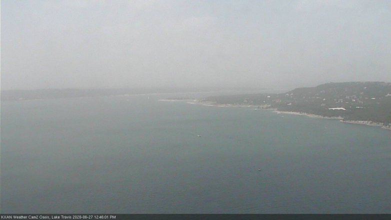 Lake Travis webcam, June 27, 2020 12:45 PM CT