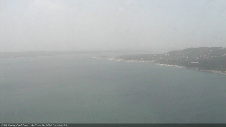 Lake Travis webcam, June 27, 2020 1:00 PM CT