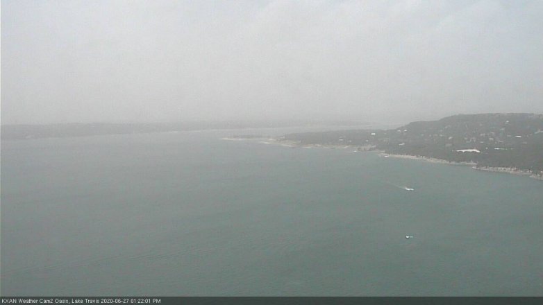Lake Travis webcam, June 27, 2020 1:25 PM CT
