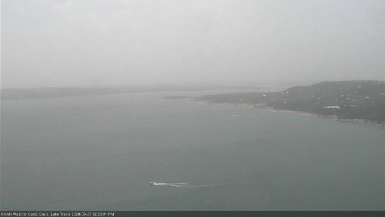 Lake Travis webcam, June 27, 2020 2:25 PM CT