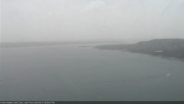 Lake Travis webcam, June 27, 2020 3:00 PM CT