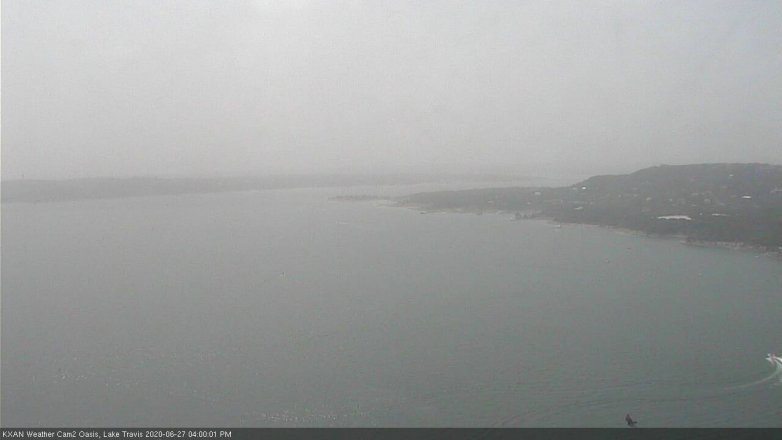 Lake Travis webcam, June 27, 2020 4:00 PM CT