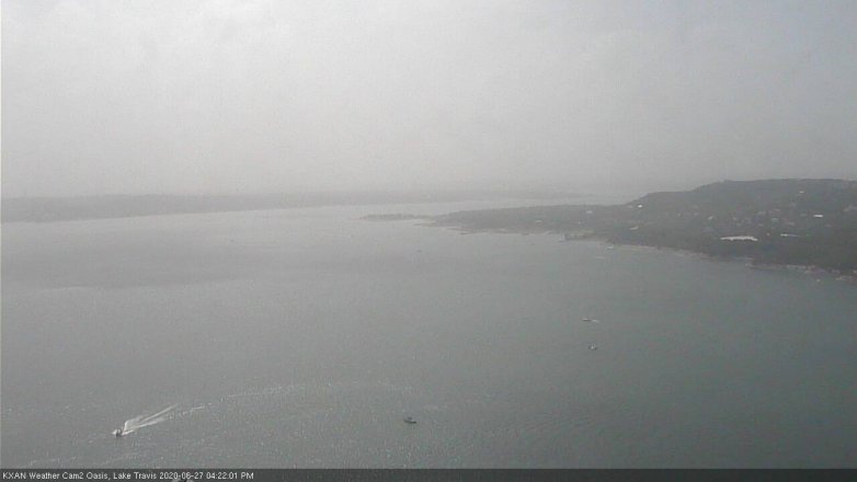 Lake Travis webcam, June 27, 2020 4:25 PM CT