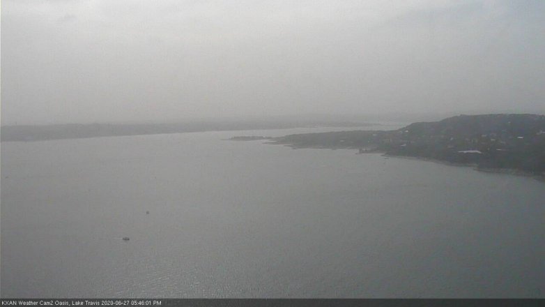 Lake Travis webcam, June 27, 2020 5:45 PM CT