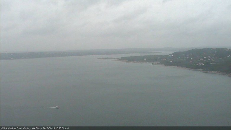 Lake Travis webcam, June 28, 2020 10:00 AM CT