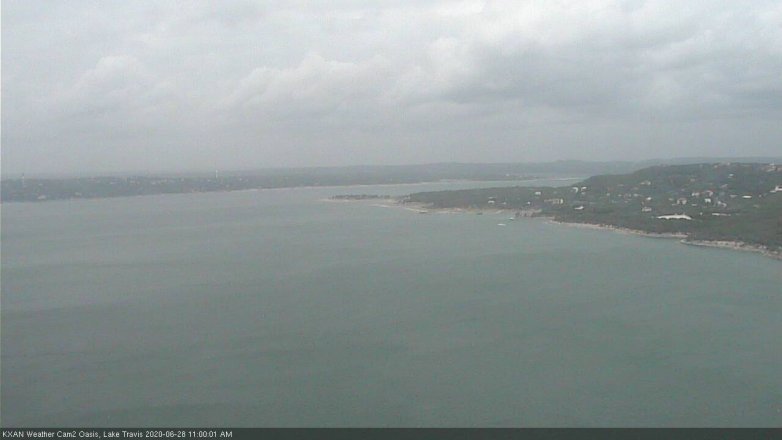 Lake Travis webcam, June 28, 2020 11:00 AM CT