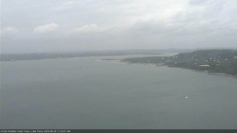 Lake Travis webcam, June 28, 2020 11:25 AM CT