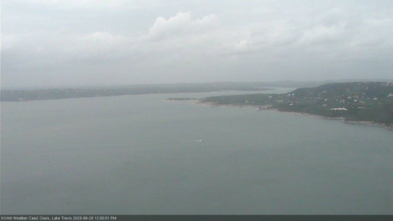 Lake Travis webcam, June 28, 2020 12:00 PM CT