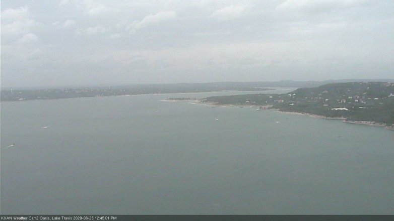 Lake Travis webcam, June 28, 2020 12:45 PM CT