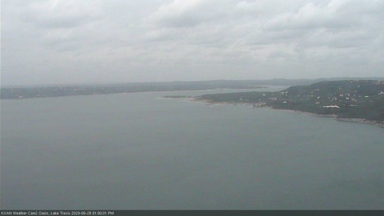 Lake Travis webcam, June 28, 2020 1:00 PM CT