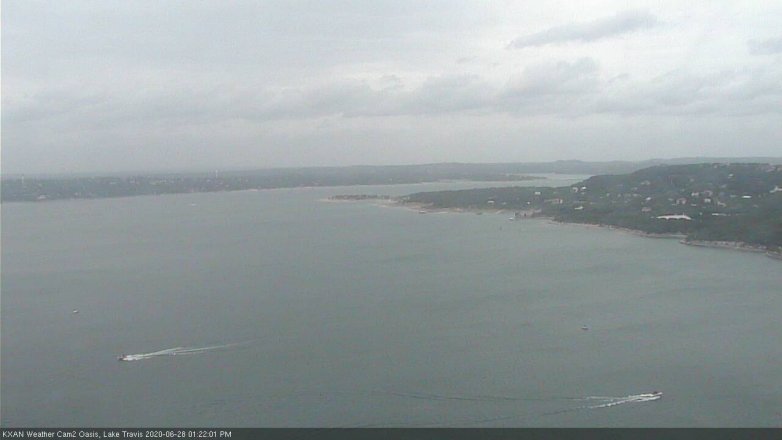 Lake Travis webcam, June 28, 2020 1:25 PM CT
