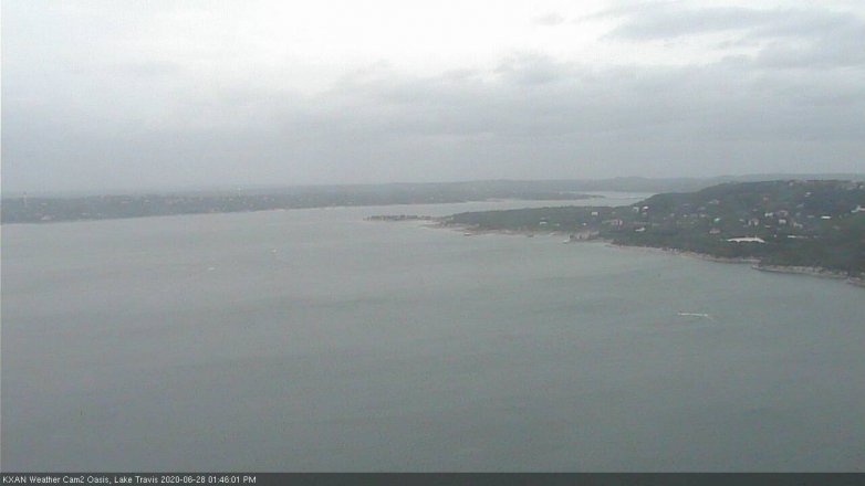 Lake Travis webcam, June 28, 2020 1:45 PM CT