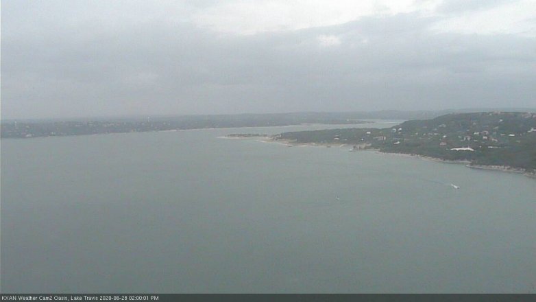 Lake Travis webcam, June 28, 2020 2:00 PM CT