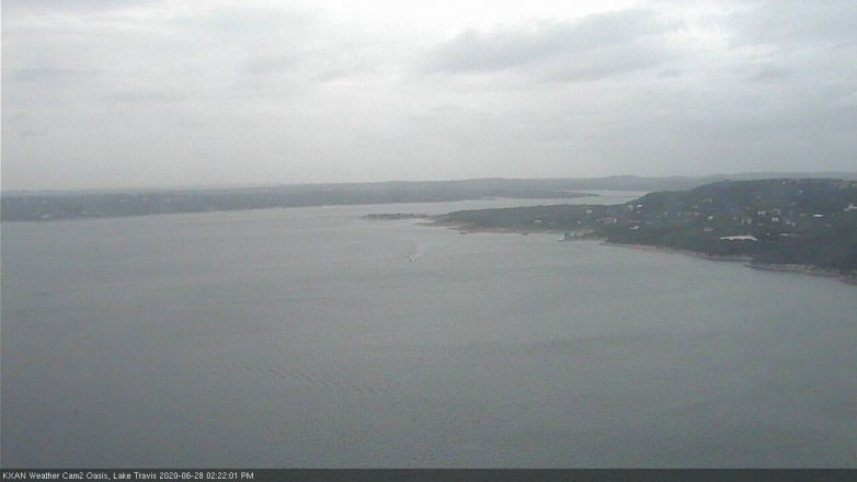 Lake Travis webcam, June 28, 2020 2:25 PM CT
