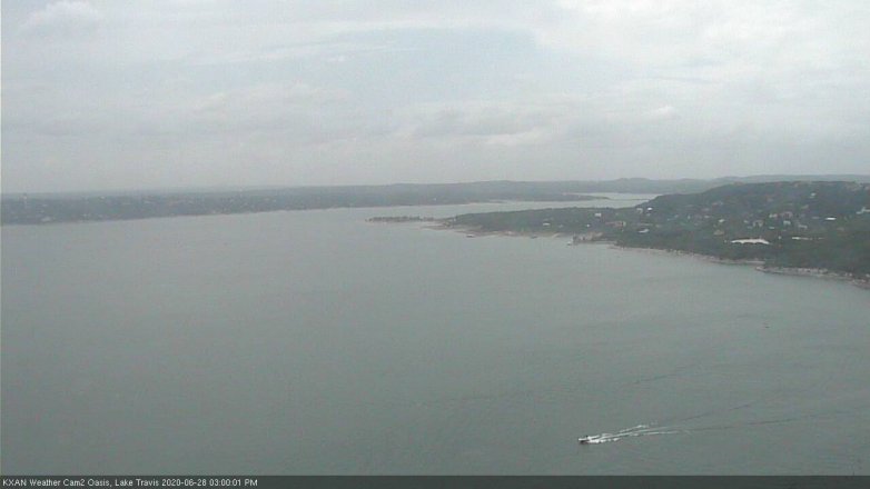 Lake Travis webcam, June 28, 2020 3:00 PM CT