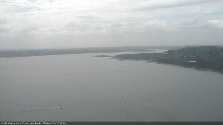 Lake Travis webcam, June 28, 2020 4:25 PM CT