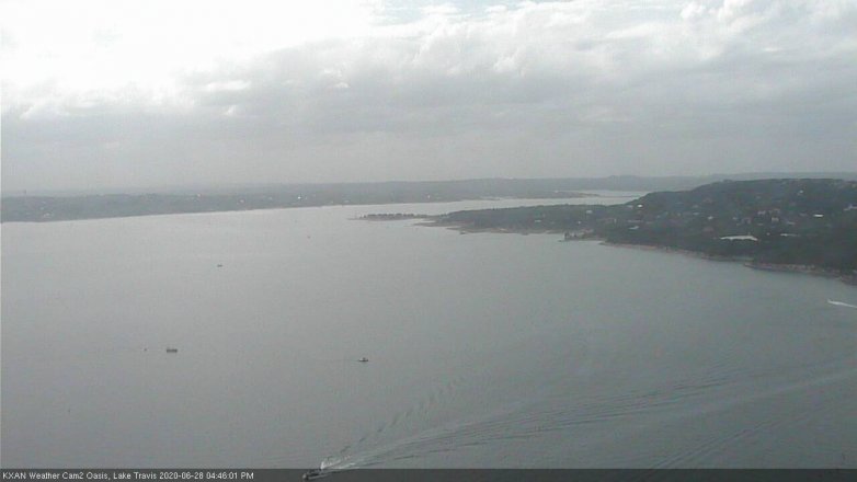 Lake Travis webcam, June 28, 2020 4:45 PM CT