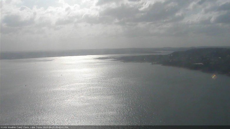 Lake Travis webcam, June 28, 2020 5:45 PM CT