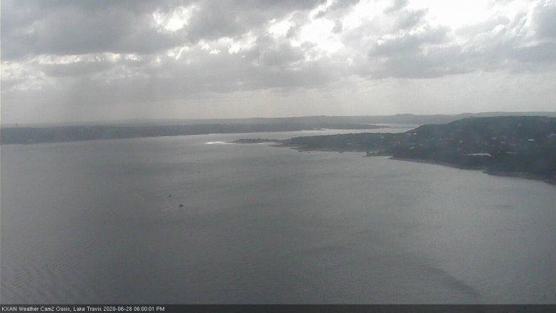 Lake Travis webcam, June 28, 2020 6:00 PM CT