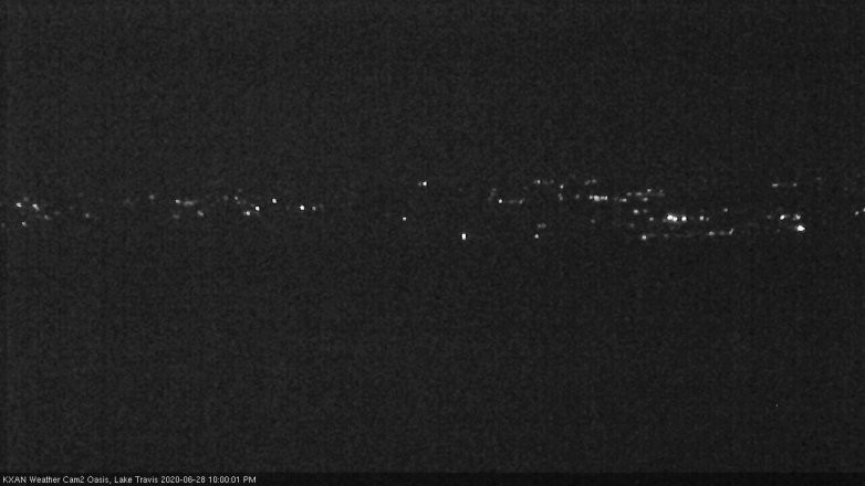 Lake Travis webcam, June 28, 2020 10:00 PM CT
