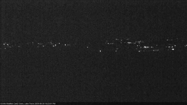 Lake Travis webcam, June 28, 2020 10:25 PM CT