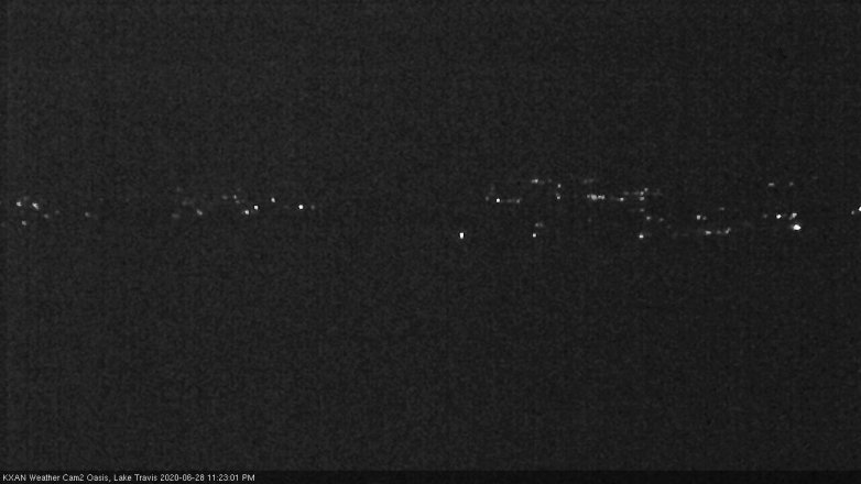 Lake Travis webcam, June 28, 2020 11:25 PM CT
