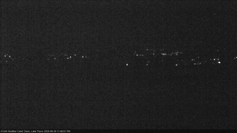 Lake Travis webcam, June 28, 2020 11:45 PM CT