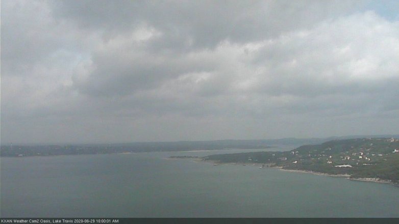 Lake Travis webcam, June 29, 2020 10:00 AM CT