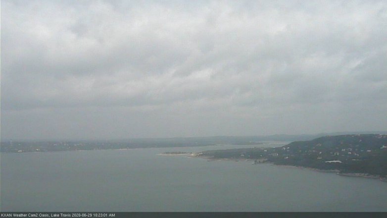 Lake Travis webcam, June 29, 2020 10:25 AM CT