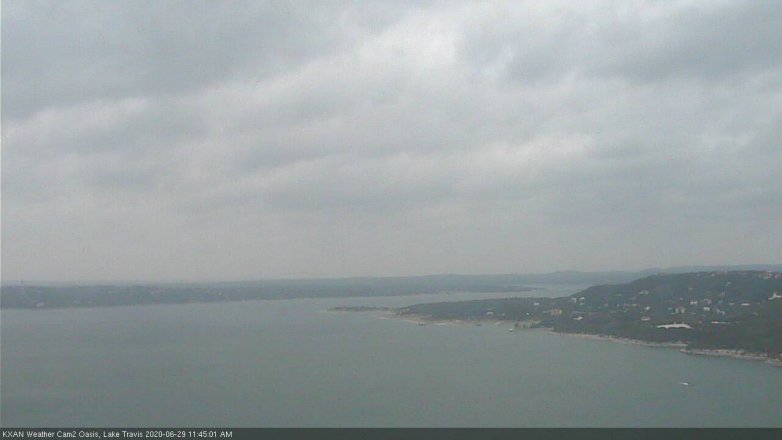 Lake Travis webcam, June 29, 2020 11:45 AM CT
