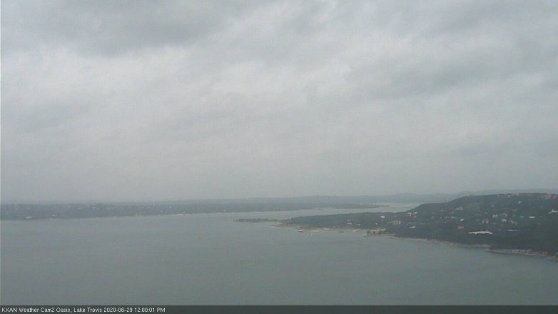 Lake Travis webcam, June 29, 2020 12:00 PM CT