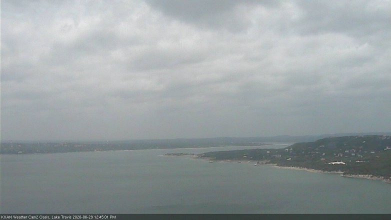 Lake Travis webcam, June 29, 2020 12:45 PM CT