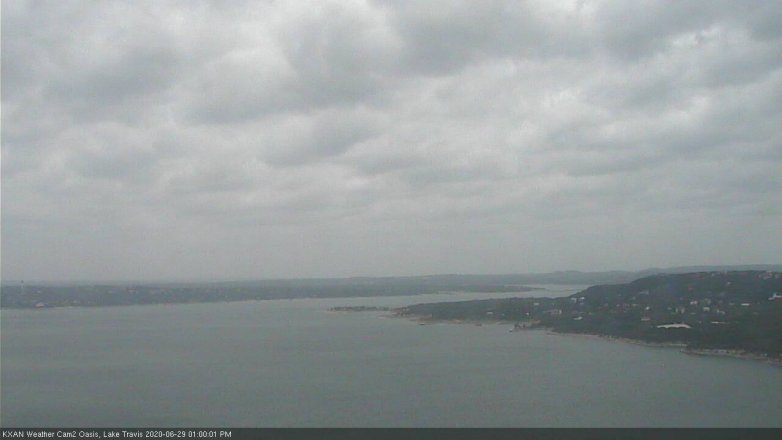 Lake Travis webcam, June 29, 2020 1:00 PM CT