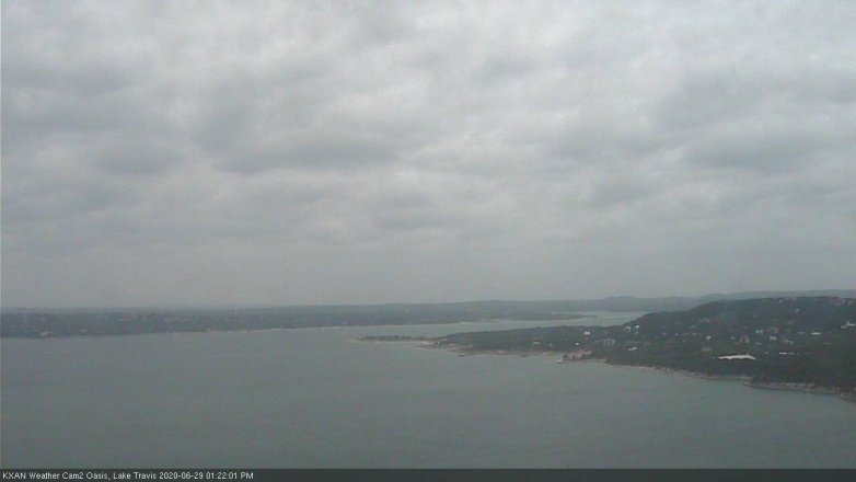 Lake Travis webcam, June 29, 2020 1:25 PM CT