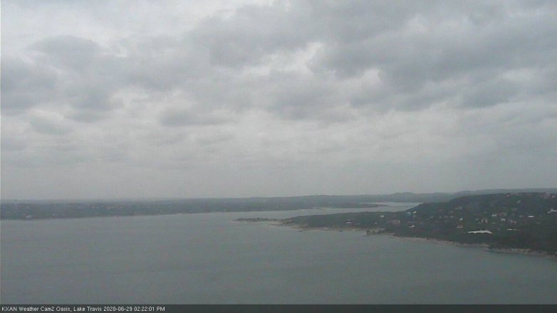 Lake Travis webcam, June 29, 2020 2:25 PM CT