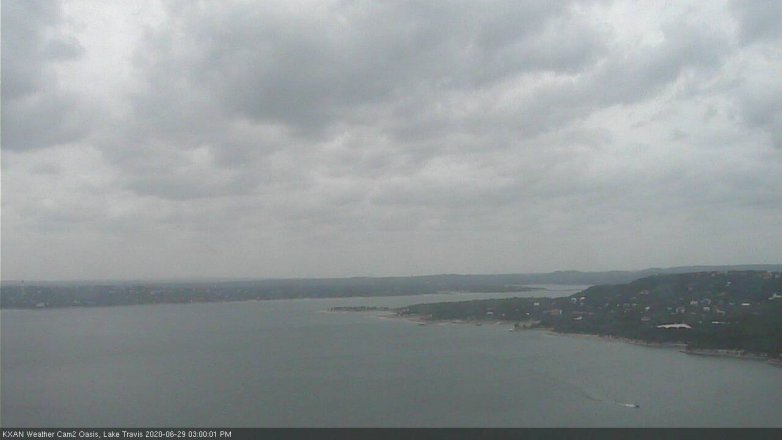 Lake Travis webcam, June 29, 2020 3:00 PM CT