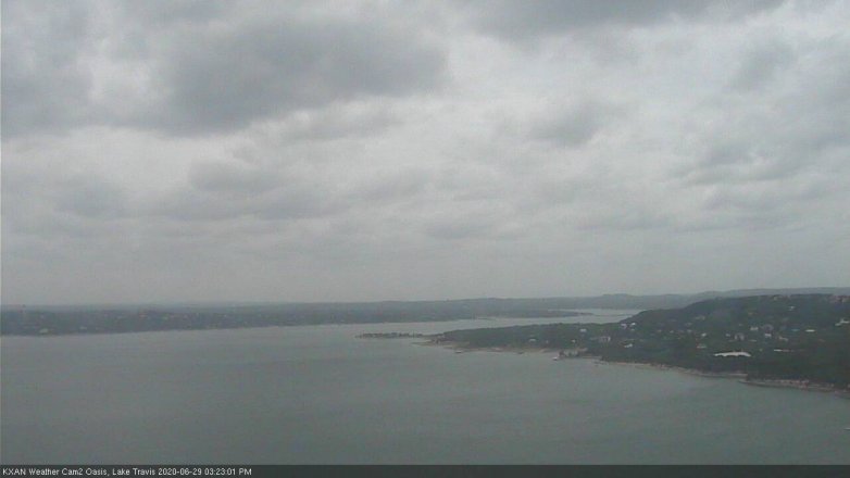 Lake Travis webcam, June 29, 2020 3:25 PM CT