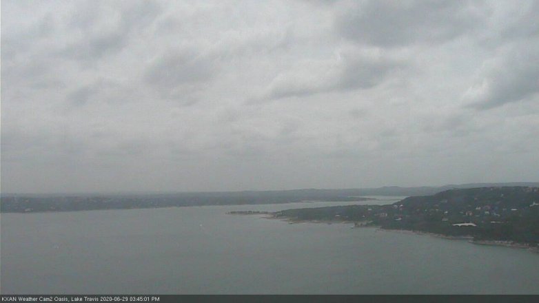 Lake Travis webcam, June 29, 2020 3:45 PM CT