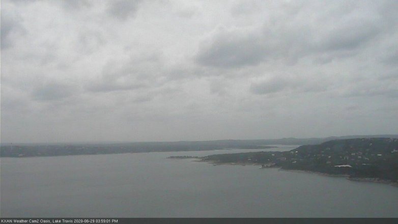 Lake Travis webcam, June 29, 2020 4:00 PM CT