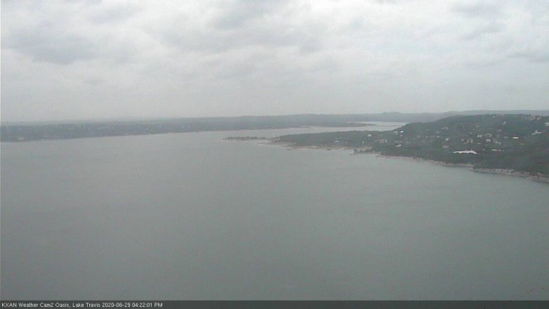 Lake Travis webcam, June 29, 2020 4:25 PM CT