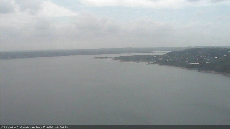 Lake Travis webcam, June 29, 2020 4:45 PM CT