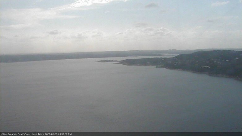 Lake Travis webcam, June 29, 2020 6:00 PM CT