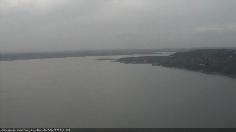 Lake Travis webcam, June 29, 2020 7:25 PM CT
